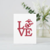 Cartes Pour Fêtes Annuelles Marines Love Design (Debout devant)