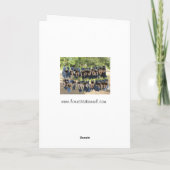 Cartes Pour Fêtes Annuelles marionnette de mastiff (Dos)