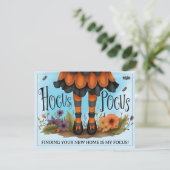 Cartes Pour Fêtes Annuelles Marketing fantaisiste et ensorcelant pour Hallowee (Debout devant)