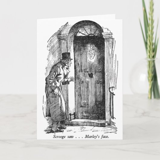 Cartes Pour Fêtes Annuelles Marley's Face (Devant)