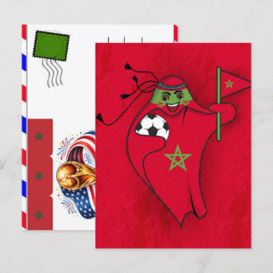 Cartes Pour Fêtes Annuelles Maroc Football 2026 : Les Lions de l'Atlas Prêts p
