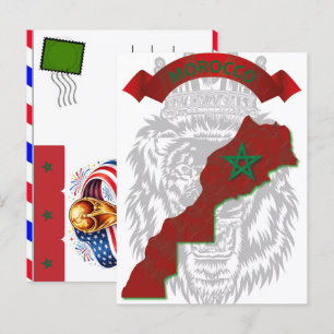 Cartes Pour Fêtes Annuelles Maroc Football 2026 : Les Lions de l'Atlas Prêts p