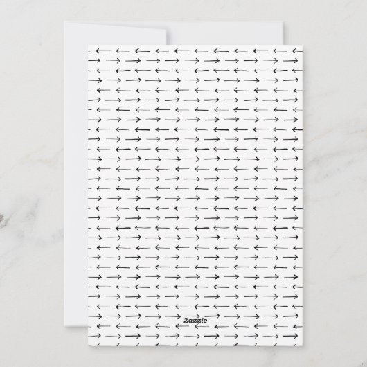 Cartes Pour Fêtes Annuelles Marqueur minimal moderne Aimer Charbon Vertical (Dos)