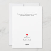 Cartes Pour Fêtes Annuelles Married and Merry First Christmas Photo (Dos)