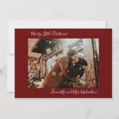 Cartes Pour Fêtes Annuelles Marry Little Christmas Red (Devant)