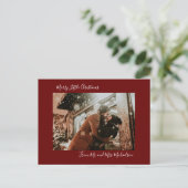 Cartes Pour Fêtes Annuelles Marry Little Christmas Red (Debout devant)