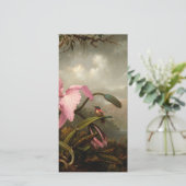 Cartes Pour Fêtes Annuelles Martin Johnson Heade - Orchidée Et Colibri (Debout devant)