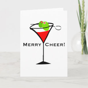 Cartes Pour Fêtes Annuelles Martini