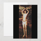 Cartes Pour Fêtes Annuelles Martyre de Saint-Sébastien (Devant / Derrière)