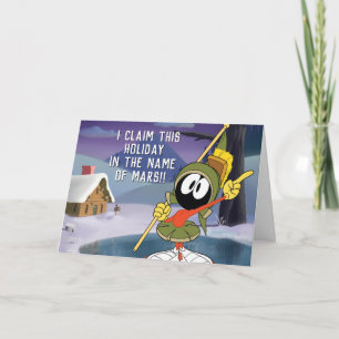 Cartes Pour Fêtes Annuelles MARVIN MARTIAN™ Cabine d'hiver