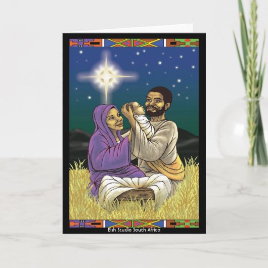 Cartes Pour Fêtes Annuelles Mary et Joseph (Devant)