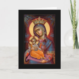 Cartes Pour Fêtes Annuelles Mary - THEOTOKOS