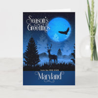 Maryland Le Cerf De Bois D'État Libre
