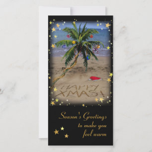 Cartes Pour Fêtes Annuelles Mas-X tropicaux