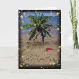 Cartes Pour Fêtes Annuelles Mas-X tropicaux