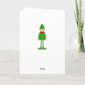 Cartes Pour Fêtes Annuelles Masque de Noël (Dos)