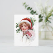 Cartes Pour Fêtes Annuelles Masque père Noël (Debout devant)