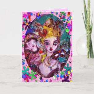 CARTES POUR FÊTES ANNUELLES MASQUERADE DE VALENTINE VÉNÉTIENNE MASQUÉRADE MASQ