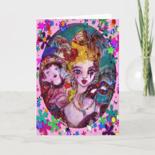 CARTES POUR FÊTES ANNUELLES MASQUERADE DE VALENTINE VÉNÉTIENNE MASQUÉRADE MASQ