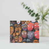 Cartes Pour Fêtes Annuelles Masques traditionnels coréens pour la performance (Debout devant)