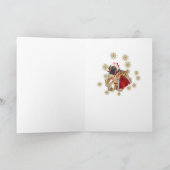Cartes Pour Fêtes Annuelles Mastiff Puppy Joyeux Noël (Intérieur)