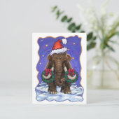 Cartes Pour Fêtes Annuelles Mastodon festif (Debout devant)