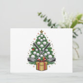 Cartes Pour Fêtes Annuelles Matériel de golf Christmas Tree Golf (Debout devant)