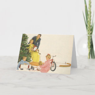 Cartes Pour Fêtes Annuelles Matin de Noël