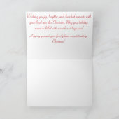 Cartes Pour Fêtes Annuelles Matin de Noël de la famille afro-américaine (Intérieur)