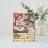 Cartes Pour Fêtes Annuelles Matin Noël (Debout devant)