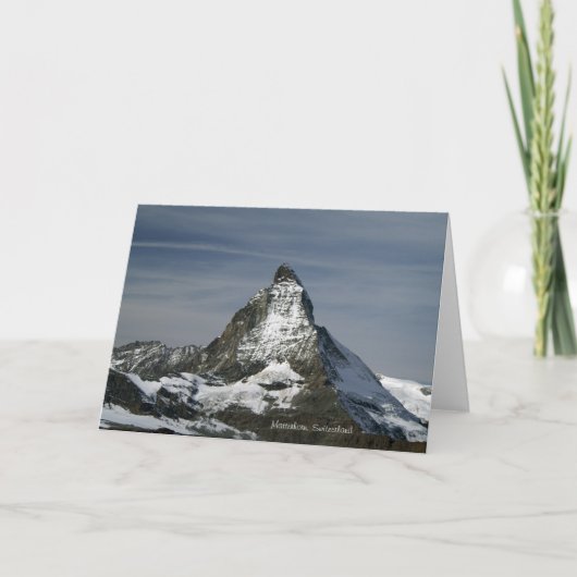 Cartes Pour Fêtes Annuelles Matterhorn, Suisse (Devant)