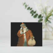 Cartes Pour Fêtes Annuelles Mauvais Père Noël (Debout devant)