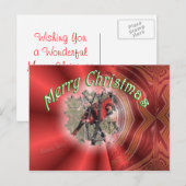 Cartes Pour Fêtes Annuelles Mc-personnaliser de Redbird (Devant / Derrière)