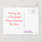 Cartes Pour Fêtes Annuelles Mc-personnaliser de Redbird (Dos)