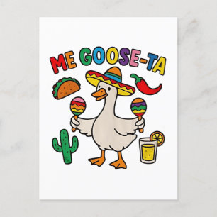 Cartes Pour Fêtes Annuelles Me Goose-Ta Funny Mexicain Espagnol Oie