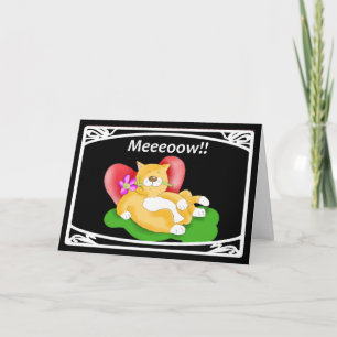 Cartes Pour Fêtes Annuelles Meeooow ! ! soyez mon valentine