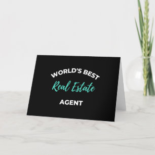 Cartes Pour Fêtes Annuelles Meilleur agent immobilier au monde