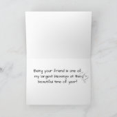 CARTES POUR FÊTES ANNUELLES **MEILLEUR AMI JAMAIS** À "PÂQUES" (Intérieur)