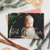 Cartes Pour Fêtes Annuelles Meilleur Cadeau de Naissance Annonce de Fêtes Phot