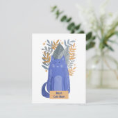 Cartes Pour Fêtes Annuelles Meilleur chat Maman Chat et branches illustration (Debout devant)