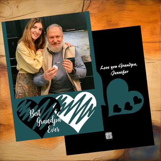 Cartes Pour Fêtes Annuelles Meilleur grand-père jamais Fête des pères Grand-pè