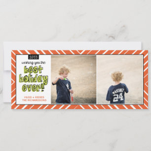 Cartes Pour Fêtes Annuelles Meilleur jour de vacances x2 !