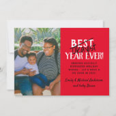 Cartes Pour Fêtes Annuelles Meilleur (NON) Okayist Year Ever 2020 Vacances PHO (Devant)