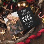 Cartes Pour Fêtes Annuelles Meilleur papa chien de tous les temps | Photo<br><div class="desc">Cette Noël, célébrons nos meilleurs amis à quatre pattes et les humains qui les aiment inconditionnellement. Découvrez notre carte 'Joyeux Howlidays' personnalisée avec le nom de votre chiot et une photo préférée. Parfait pour offrir au meilleur papa chien du monde ! Avec une empreinte de patte ajoutée pour sceller l'affaire,...</div>