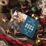 Cartes Pour Fêtes Annuelles Meilleur papa chien de tous les temps | Photo<br><div class="desc">Ce Noël, célébrons nos meilleurs amis à quatre pattes et les humains qui les aiment inconditionnellement. Découvrez notre carte 'Joyeux Howlidays', personnalisée avec le nom de votre chiot et une photo préférée. Parfaite pour offrir au meilleur papa chien du monde ! Avec une empreinte de patte ajoutée pour sceller l'affaire,...</div>