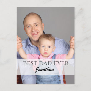 Cartes Pour Fêtes Annuelles Meilleur Papa De Tous Les Temps Nom Citation Conce