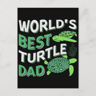 Cartes Pour Fêtes Annuelles Meilleur papa tortue du monde t-shirt sublimation