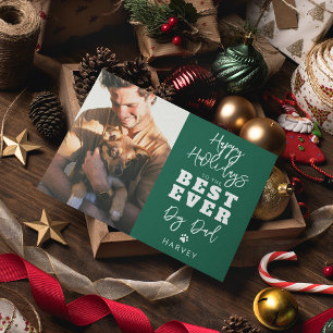 Cartes Pour Fêtes Annuelles Meilleur père de chien   Photo