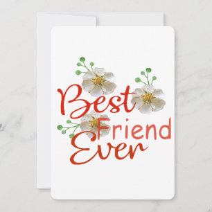 Cartes Pour Fêtes Annuelles Meilleure amie pour toujours