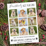 Cartes Pour Fêtes Annuelles Meilleure année de manière prospective Hausse phot<br><div class="desc">Meilleure année à jamais ! Selon les chiens ! Ajoutez un peu d'humour mignon et envoyez des voeux de vacances avec cette adorable et amusante "Pawsitivement meilleure année Ever" - carte de collage photo pour chien de compagnie. Ça a été une année folle, et avec la pandémie, beaucoup d'humains ont...</div>